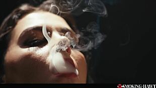 Valentina Nappi Prepares For Blowjob With Cigarette And Red Lipstick