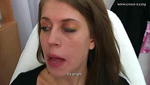 Kristine Undergoes Detailed Gyno Exam With Speculum