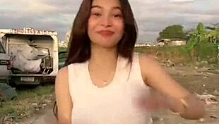 big tits boobs girl gets stroked and sucked in titstoker scene with hardcore action