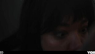 I saw girls havin fun with a voodoo doll, and one ends up slidin it all the way up in her pussy.