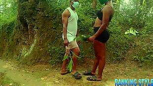 Sexy Girl Wandering In The Forest