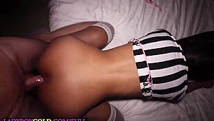 petite asian ladyboy manaw gets perfect ass fucking after sucking cock?