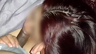 watching movies with my neighbor, sucking his thick cock all night