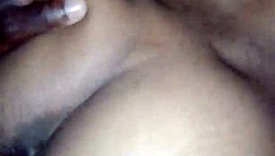 Big monster cock stretches tight pussy in intense fucking session