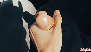 Stepsis Jerks Cock While Driving