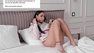 black angel uses step-brother for her tight pussy content