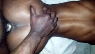 Spike Jenson enjoys a casual doggystyle session with ebony babe, ending in creampie