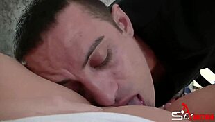 i eat lulu pretel's pussy with footjob and blowjob leading to cumshot