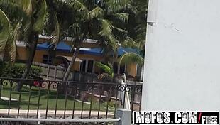 mofos pervs on patrol catch halle von, the naughty neighbor, in wild action