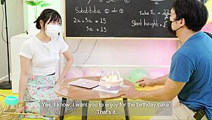 Tuition teacher hardcore teach her lessons