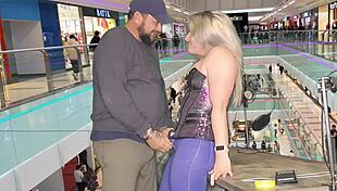 We were fucking in the public mall where everyone could see us