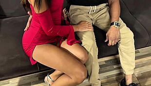 i tricked her in swing and took home for more.