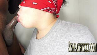 Bbw Throat Fucked By Black Cock With Tons Of Cum