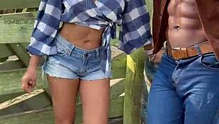 Negro BBC Homemade Fucks Married Boss Hotwife On Farm