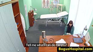 Real Babe Patient Gets Pounded Hard by Doctor in Office Exam