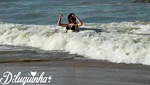 i saw the hot sabrina prezotte showing off on the beach and took her to my apartment while she was taking a shower i fucked her hot ass in the hair