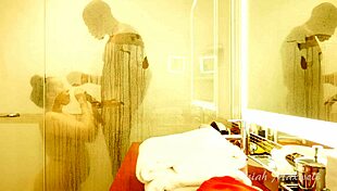 She's cheating in the shower with that huge black cock, so hot!