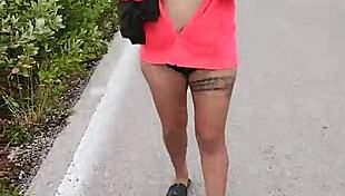 look at this puta showing her culo and tetas on the public mexican highway, what do you think?