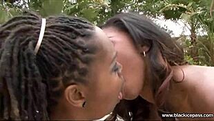 delotta brown and shadow cat diving into muff licking