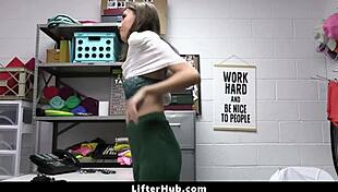 I am Maya Woulfe, caught shoplifting, and I must obey the security officers' dirty demands