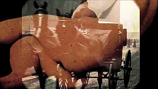 In olden days, a teasing glimpse of stocking under vintage skirts.