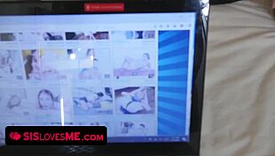 Teen Stepsis Riley Mae In POV Tied Up Scene With Shaved Pussy