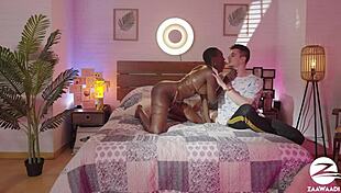 Cuckold boyfriend lets another dick in my black pussy