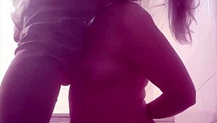 French housewife slave sucks and licks in raw homemade domination clip.