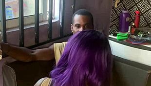 Home alone on Sundays, bending over my big-ass milf for some fun.