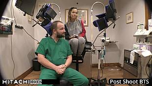 Doctor-Tampa Forces Freshman Kalani Luana to Hitachi Orgasm
