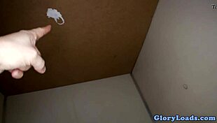 glamcore babe drilled at gloryhole