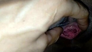 I tease my friend's tight pussy with my big cock.