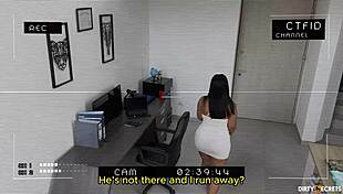 I got caught stealing so I seduced the security guard with my tight pussy