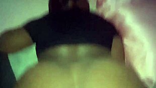 My bitch moans intensely as she rides the monster cock in her big ass.