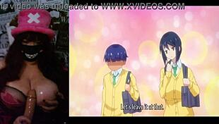 Chubby Milf Hotwife with Huge Natural Tits Watches Hentai Cosplay Creampie Scene