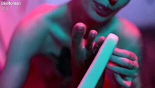 Cutie Piie sensually rubs popsicle on bare feet in fetish lesbian scene with tickling and masturbation