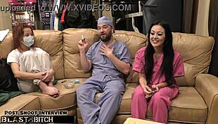 Blaire Celeste's Pussy Filled with Cum Backstage