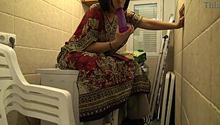 horny stepmom tells stepson to lick her pussy in the kitchen, taboo homemade