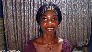 hey, check out betty in this casting session on king afrobang where she's showing off her body