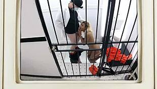 Blaire Celeste's Pussy Filled with Cum Backstage