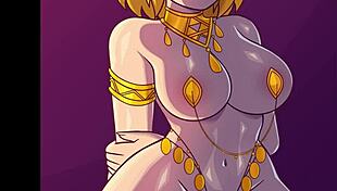 zelda gets fucked by urbosa futanari in comic with big tits and ass