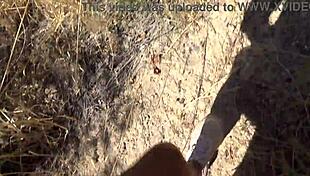 I was shocked to catch a voyeur following me on the beach