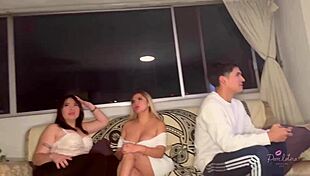 mi amiga y yo intercambiamos a nuestros novios en una reunion casual