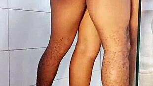 Intense First Bathroom Fuck with Fat Ass Roommate in Dorm.