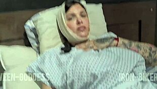 i asked my doctor for help to cum with my big tits