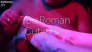 Cutie Piie sensually rubs popsicle on bare feet in fetish lesbian scene with tickling and masturbation