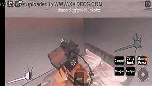 rich slut makes boy cum on roblox.