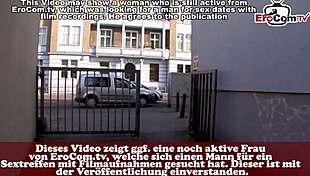 Curvy German Milf with Saggy Tits Fists in Kitchen