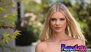 beautiful blonde teen 18+ bombshell sky wonderland shows off her slender curves