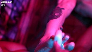 Cutie Piie sensually rubs popsicle on bare feet in fetish lesbian scene with tickling and masturbation